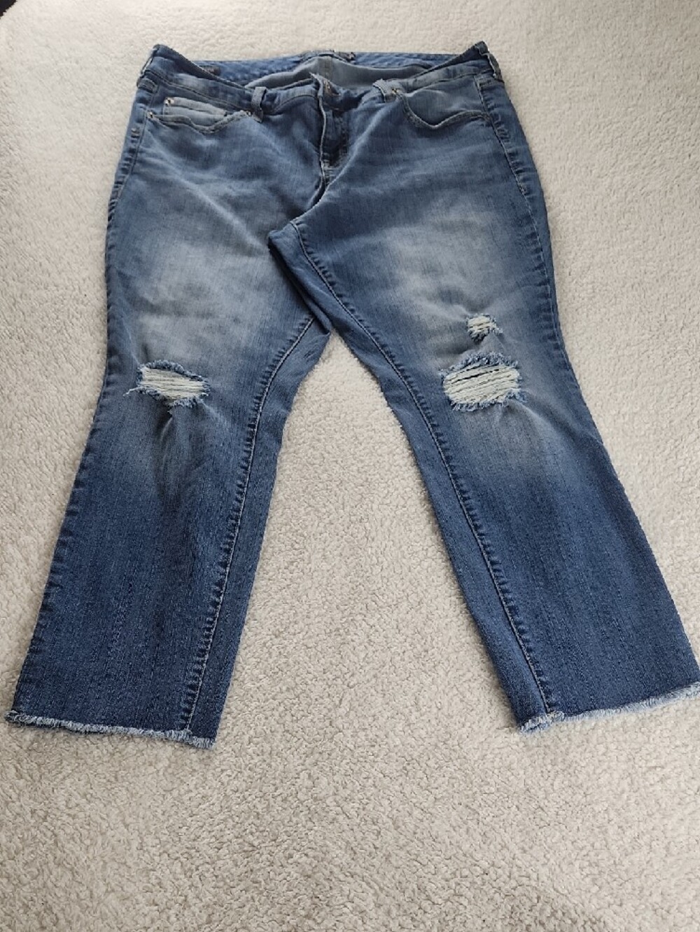 Torrid Denim Distressed Jeans in Blue Wash 16